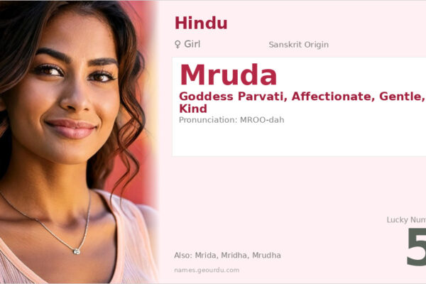Mruda Name Meaning — Sanskrit Origin, Goddess Parvati & Details (2025)
