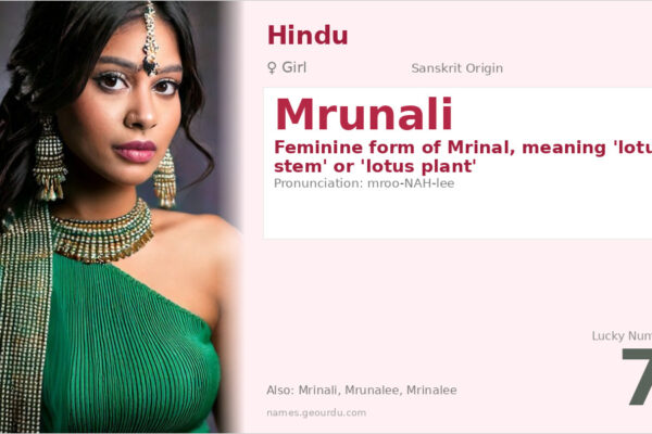 Mrunali Name Meaning — Sanskrit Origin, Girl Name & Details (2025)