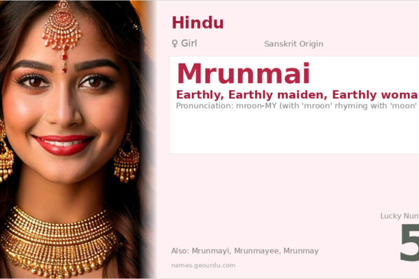 Mrunmai Meaning — Earthly, Sanskrit Origin & Details (2025)