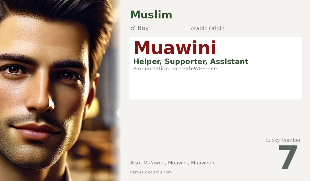 Muawini Name Meaning and Details