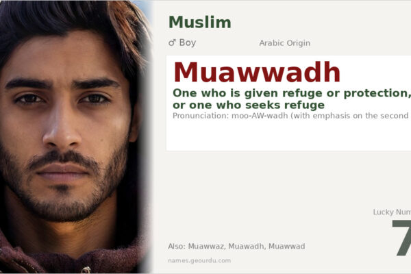 Muawwadh Meaning — Arabic Origin, Boy Name & Islamic History (2025)