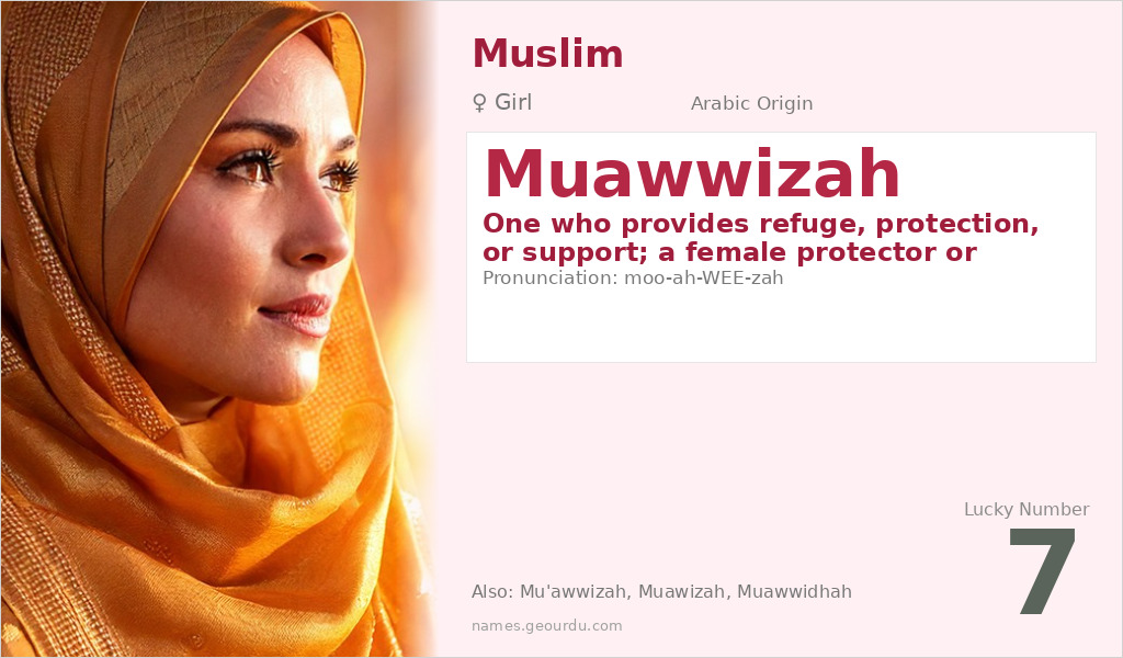 Muawwizah Name Meaning and Details