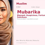 Mubarika Name Meaning and Details
