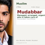 Mudabbar Name Meaning and Details