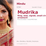 Mudrika Name Meaning and Details