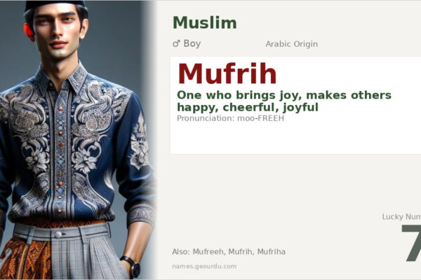 Mufrih Name Meaning — Arabic Origin, Boy Name & Details (2025)