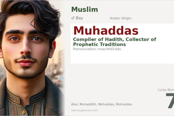 Muhaddas Name Meaning — Arabic Origin, Boy Name & Details (2025)
