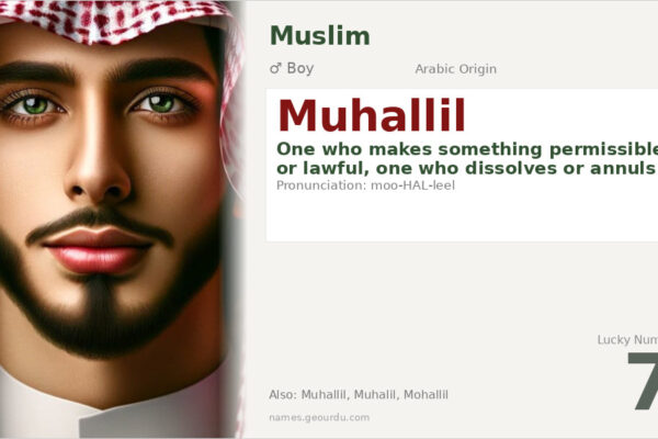 Muhallil Name Meaning — Arabic Origin, Boy Name & Islamic Significance (2025)