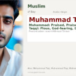 Muhammad Taqqi Name Meaning and Details