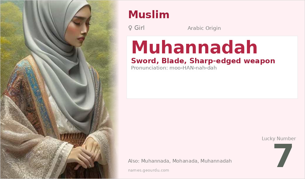 Muhannadah Name Meaning and Details