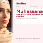Muhassanah Name Meaning and Details
