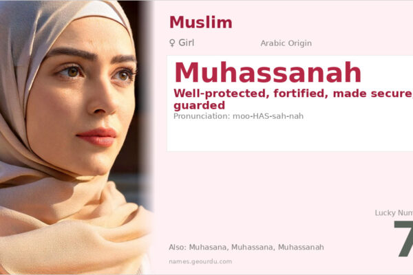 Muhassanah Name Meaning — Arabic Origin, Girl Name & Details (2025)