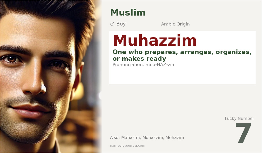 Muhazzim Name Meaning and Details