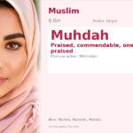 Muhdah Name Meaning and Details