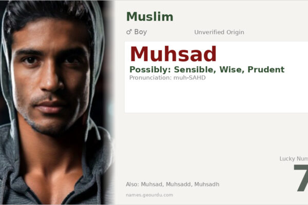 Muhsad Name Meaning — Origin, Gender & Details (2025)