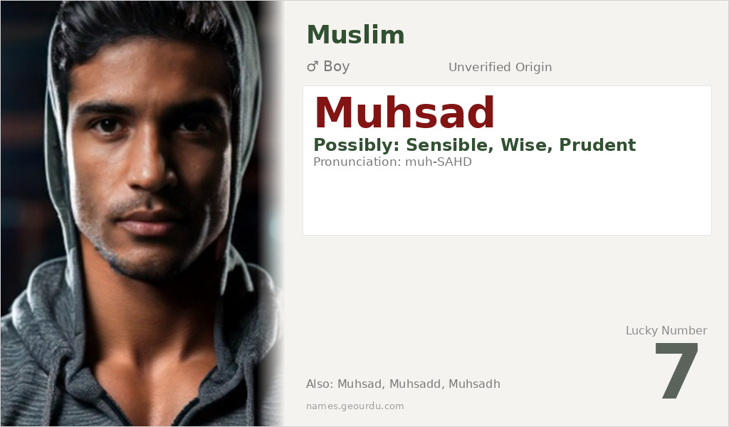 Muhsad Name Meaning and Details