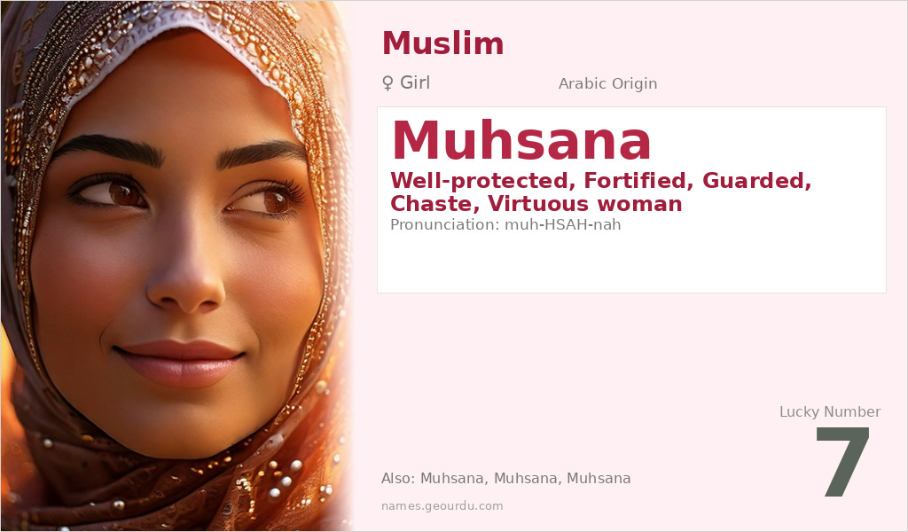 Muhsana Name Meaning and Details