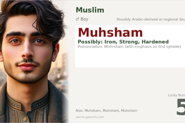 Muhsham Name Meaning — Origin, Gender & Details (2025)