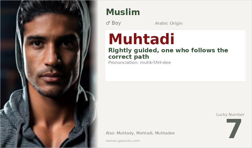 Muhtadi Name Meaning and Details