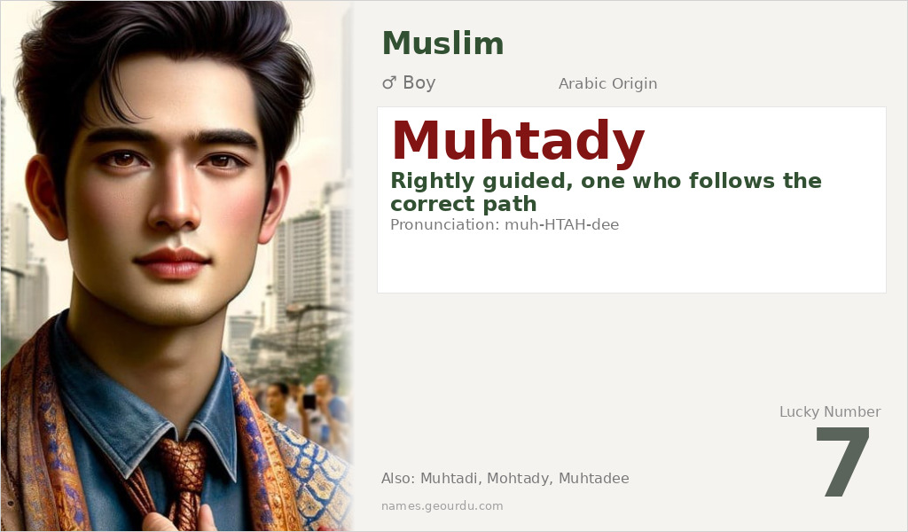 Muhtady Name Meaning and Details