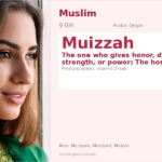 Muizzah Name Meaning and Details