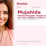 Mujahida Name Meaning and Details