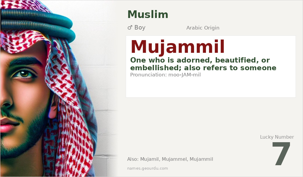 Mujammil Name Meaning and Details