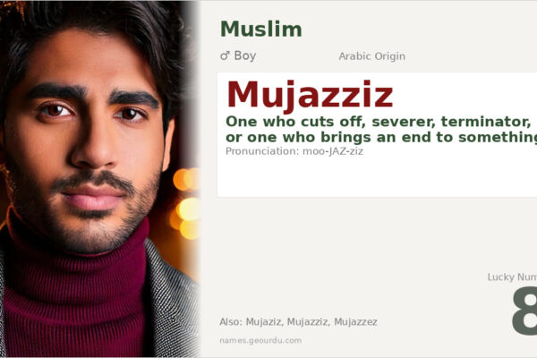 Mujazziz Name Meaning — Arabic Origin, Boy Name & Details (2025)