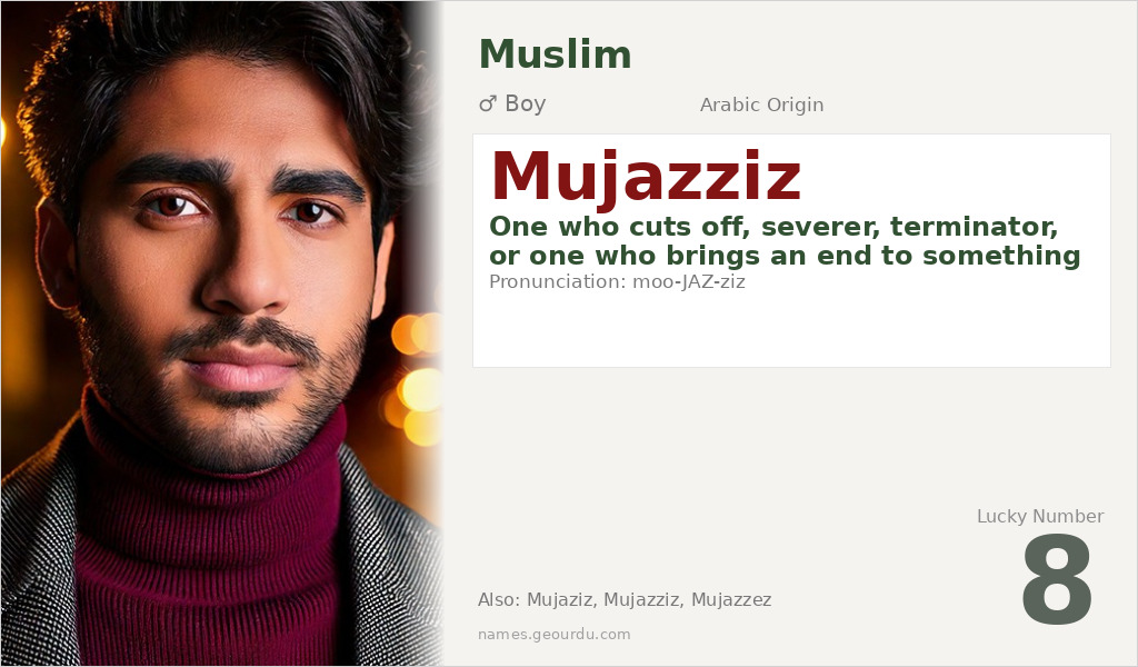 Mujazziz Name Meaning and Details