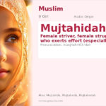 Mujtahidah Name Meaning and Details