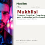 Mukhlisi Name Meaning and Details