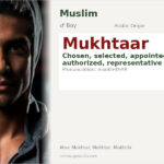 Mukhtaar Name Meaning and Details