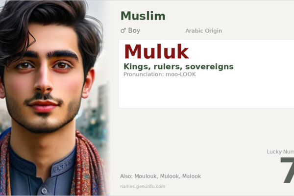 Muluk Name Meaning — Arabic Origin, Boy Name & Royal Significance (2025)
