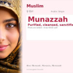 Munazzah Name Meaning and Details