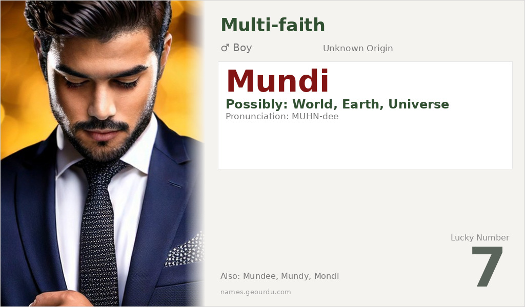 Mundi Name Meaning and Details