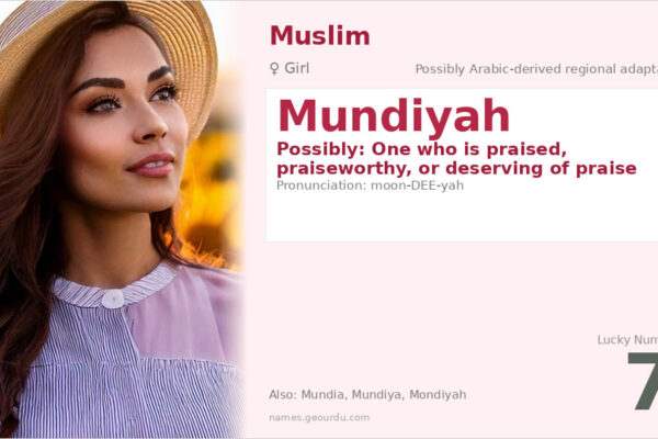 Mundiyah Name Meaning — Origin, Gender & Details (2025)