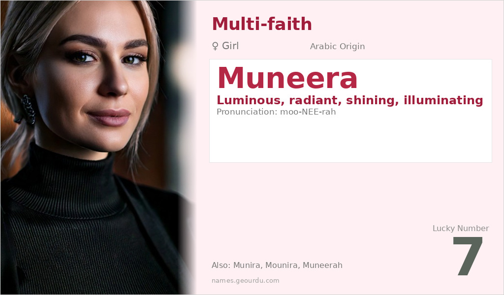 Muneera Name Meaning and Details