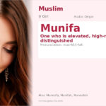 Munifa Name Meaning and Details