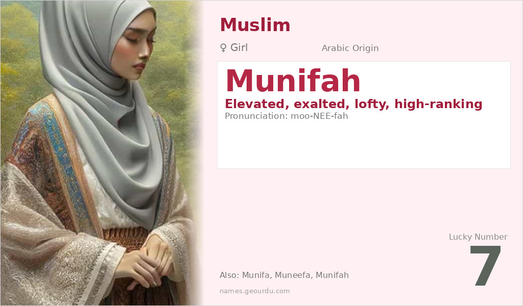 Munifah Name Meaning and Details