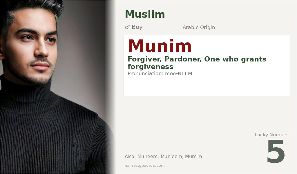 Munim Name Meaning and Details