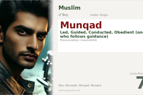 Munqad Name Meaning — Arabic Origin, Boy & Details (2025)