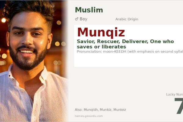 Munqiz Name Meaning — Arabic Origin, Boy & Details (2025)