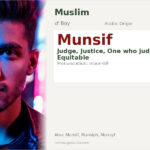 Munsif Name Meaning and Details