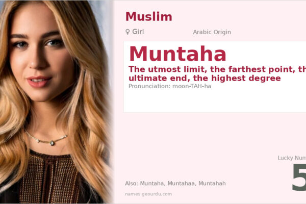 Muntaha Name Meaning — Arabic Origin, Girl Name & Details (2025)