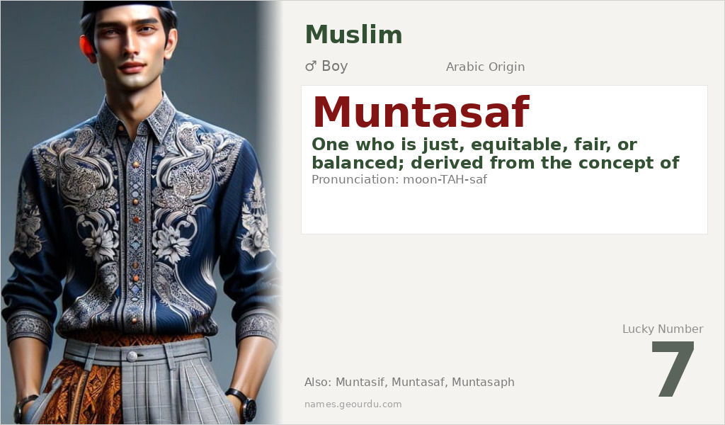 Muntasaf Name Meaning and Details