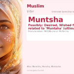 Muntsha Name Meaning and Details
