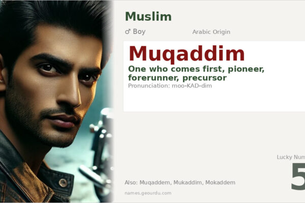 Muqaddim Name Meaning — Arabic Origin, Boy Name & Details (2025)