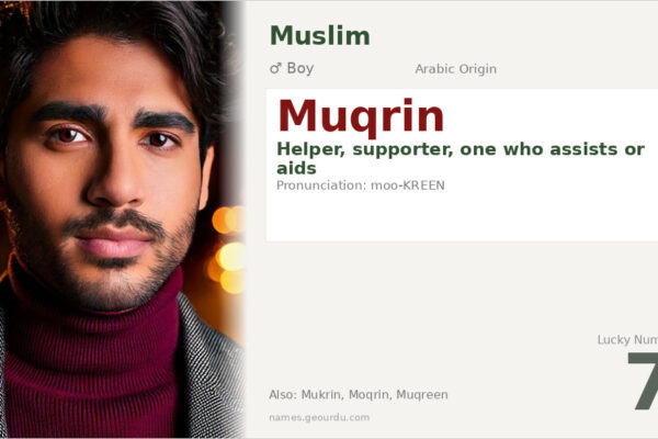 Muqrin Name Meaning — Arabic Origin, Boy Name & Details (2025)
