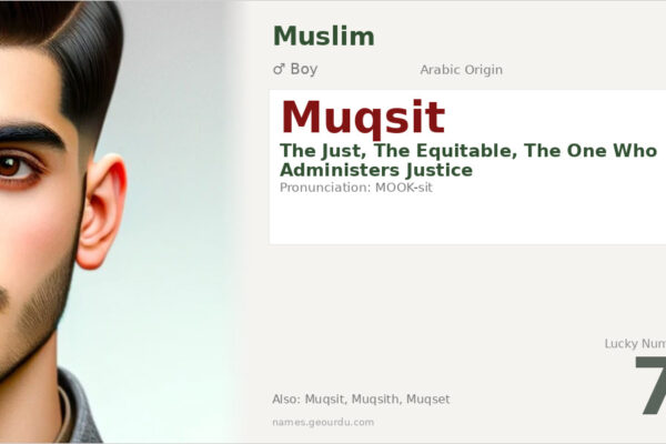 Muqsit Name Meaning — Arabic Origin, Boy & Islamic Details (2025)