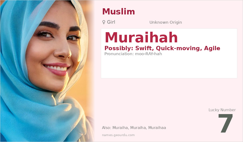Muraihah Name Meaning and Details